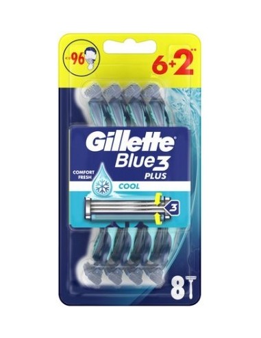 Gillette Blue3 6+2 Razors 1pc