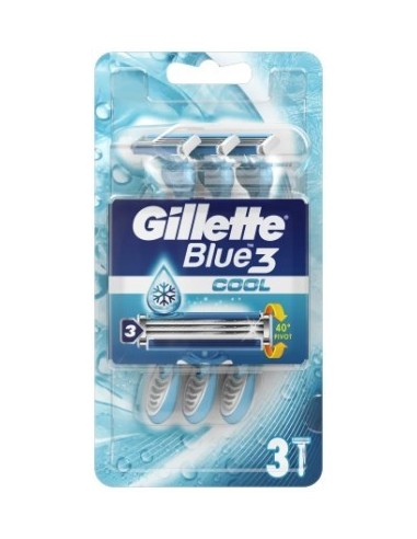 Gillette Blue3 Cool 3 Razors 1pc