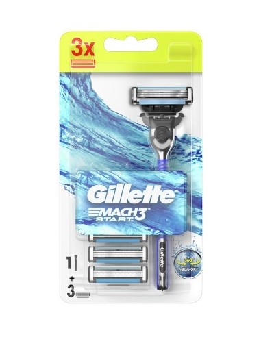 Gillette Mach3 Start Razor + Razorblade 3 1pc