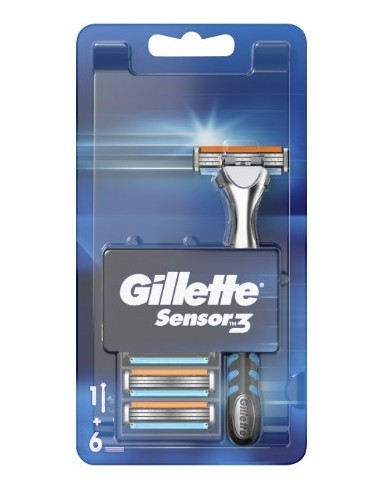 Gillette Sensor3 Razor + 2 Blades 1pc