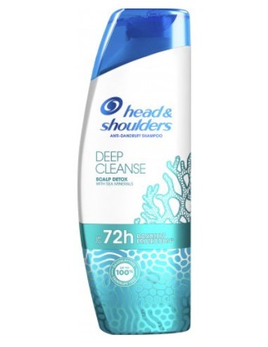 Head & Shoulders Shampoo Deep Cleanse Scalp Detox 300ml