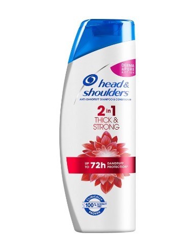 Head & Shoulders Shampoo 2in1 Thick & Strong 360ml