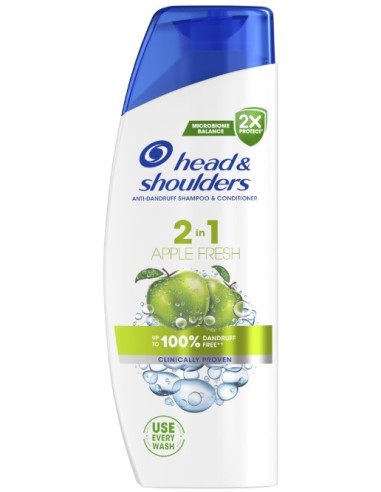 Head & Shoulders Shampoo 2in1 Apple Fresh 330ml