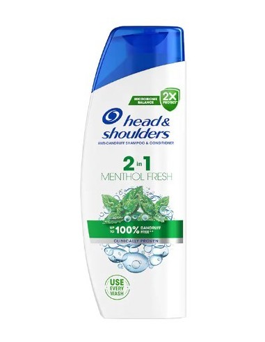 Head & Shoulders Shampoo 2in1 Menthol 330ml