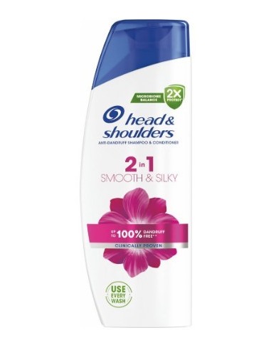 Head & Shoulders Shampoo 2in1 Smooth & Silky 330ml