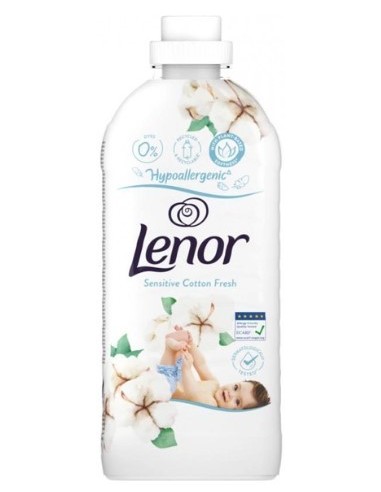 Lenor Fabric Softener Sensitive Cotton Fresh 48/1200ml