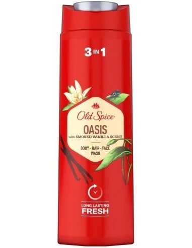 Old Spice 3in1 Wash Oasis 400ml