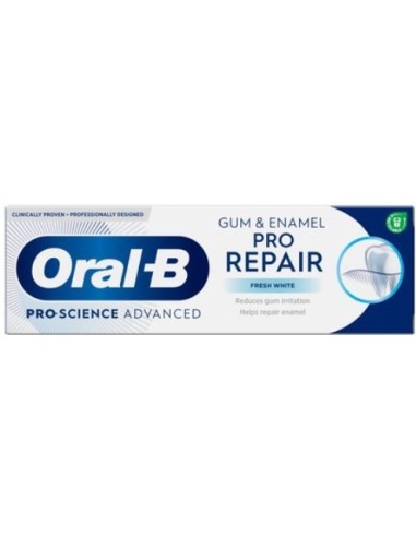 Oral-B Toothpaste Gum & Enamel Pro Repair Fresh White 75ml