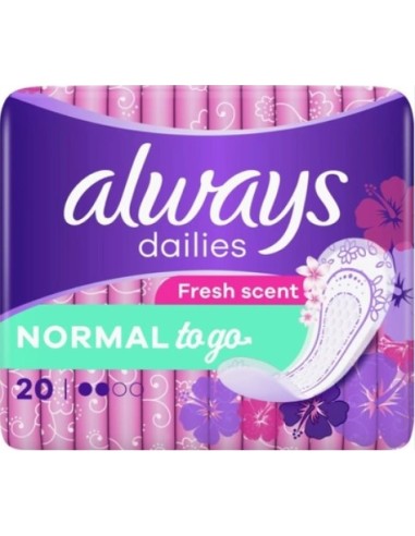 Always Liner Singles Normal Deo 20pcs