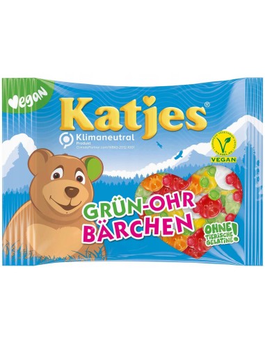 Katjes Green Eared Bear (Vegan) 175g