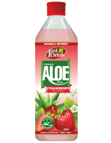 Just Drink Strawberry Aloe Drink 1.5L