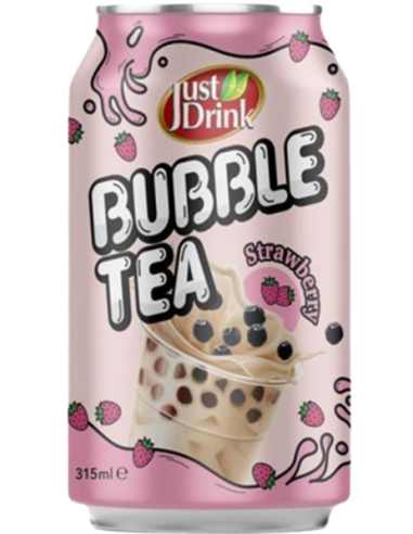 Just Drink Strawberry Bubble Tea 315ml