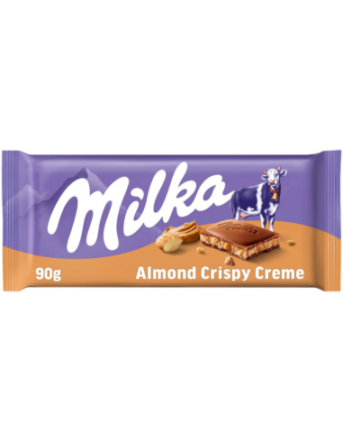 Milka Almond Crispy Creme 90g