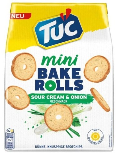 Tuc Bake Rolls Mini Sour Cream 150g