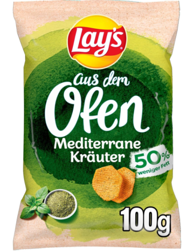 Lay's Oven Baked Mediterranean Herb 100g