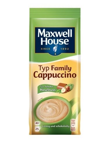 Maxwell House Cappuccino Typ Haselnuss 500g