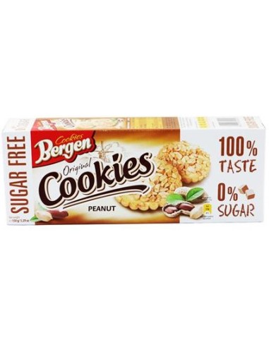 Bergen Sugar Free Peanut Cookies 125g