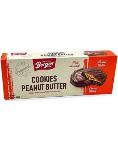 Bergen Cocoa Cookies with Peanut Butter 128g