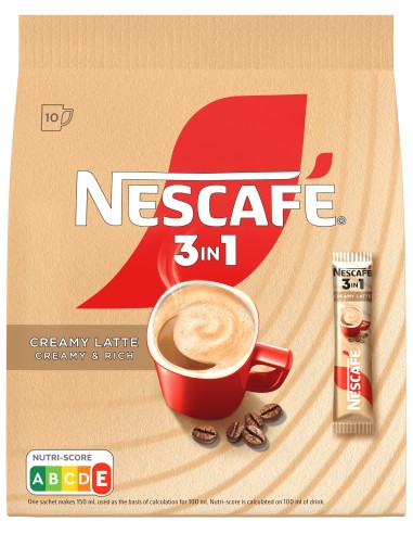 Nescafé 3in1 Creamy Latte 10x15g