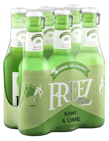 Freez Mix Sparkling Kiwi Lime Flavour Drink 6x275ml