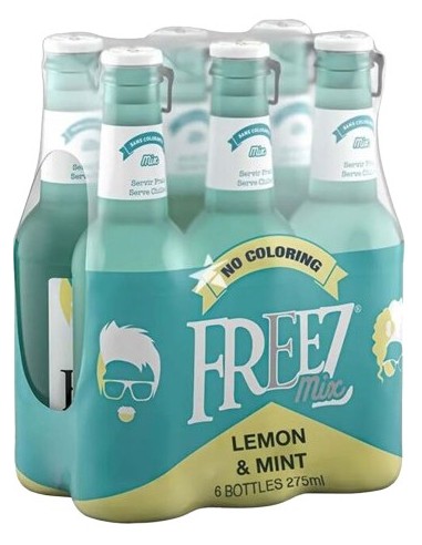 Freez Mix Sparkling Lemon Mint Flavour Drink 6x275ml