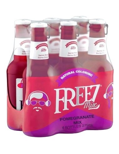 Freez Mix Sparkling Pomegranate Flavour Drink 6x275ml