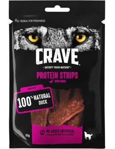 Crave Protein Strip Duck 55g