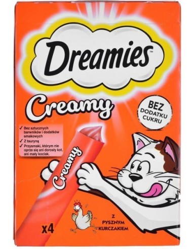 Dreamies Creamy Chicken 4x10g