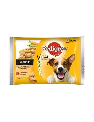 Pedigree Beef/Chicken Sauce 4x100g