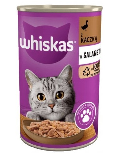 Whiskas Can  Duck Jelly 400g