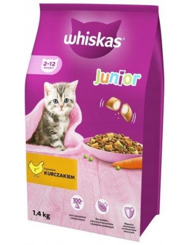 Whiskas Dry Junior Chicken 1.4kg