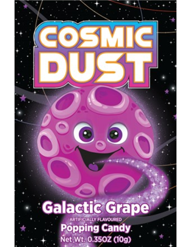 Cosmic Dust Galactic Grape Popping Candy 10g