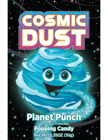 Cosmic Dust Planet Punch Popping Candy 10g