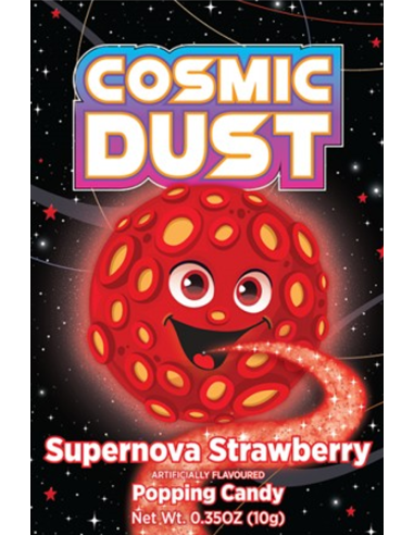 Cosmic Dust Supernova Strawberry Popping Candy 10g