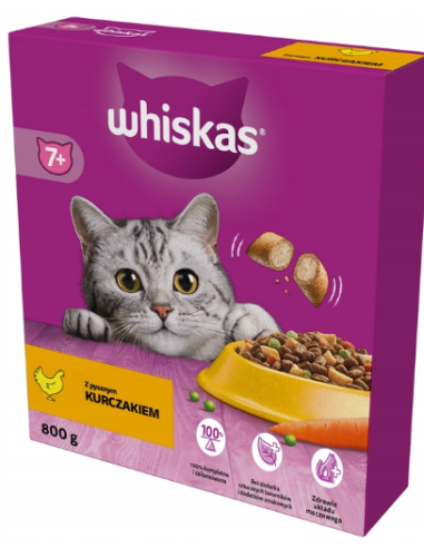 Whiskas Dry Senior Chicken 800g