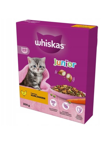 Whiskas Dry Junior Chicken 300g