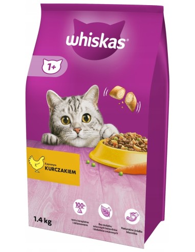 Whiskas Dry Chicken 1.4kg