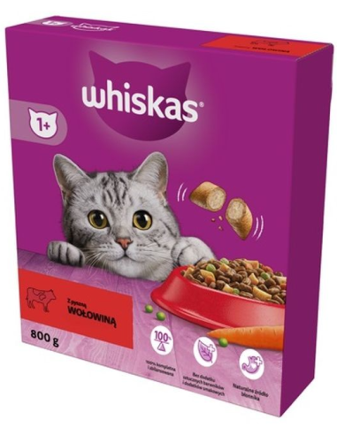 Whiskas Dry Beef 800g