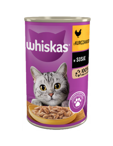 Whiskas Canned Chicken Sauce 400g