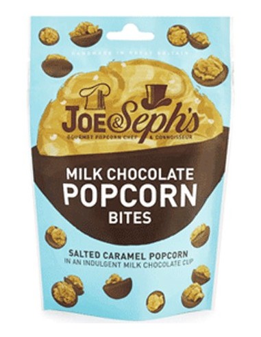 Joe & Seph's Milk Chocolate Popcorn Bites 63g