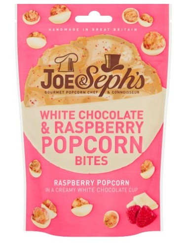 Joe & Seph's White Chocolate Popcorn Bites 63g