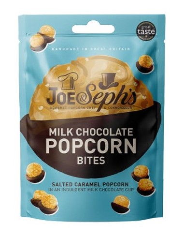 Joe & Seph's Milk Chocolate Popcorn Bites 27g