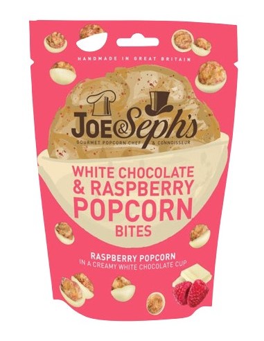 Joe & Seph's White Chocolate Popcorn Bites 27g