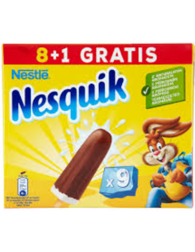 Nesquik Ice Cream Cocoa & Vanilla Flavor 9x43ml