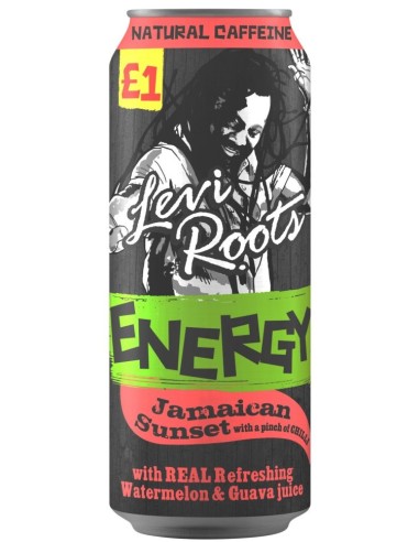 Levi Roots Jamaican Sunset Energy PMP £1.00 500ml